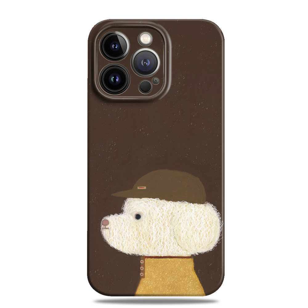 软萌可爱小狗简约适用苹果16e手机壳15promax12小米14华为mate60菲林p70荣耀200卡通nova13一加oppo全包vivo,3C数码配件,手机保护套/壳,淘宝优惠券,粉丝福利购,淘宝优惠卷