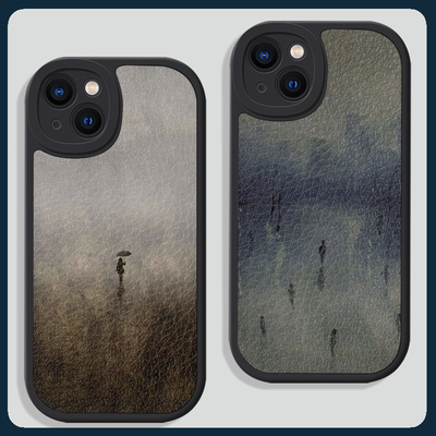 寂寥文艺抽象小众艺术手机壳