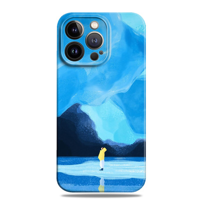 北极冰川蓝梦幻之境手机壳全包