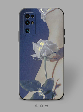 适用华为荣耀30pro+/magic3/20Si/v40/50手机壳个性创意细闪玫瑰