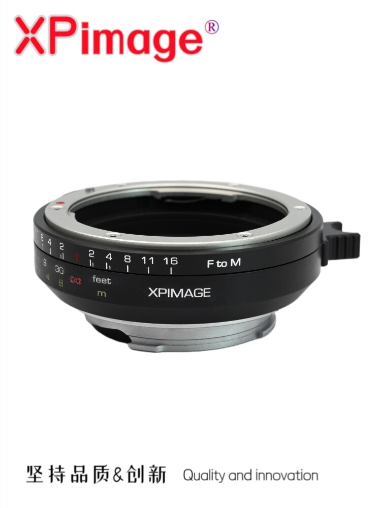 XPimage适用于尼康F镜头转徕卡M机身转接环M11M10M9M8M6黄斑对焦