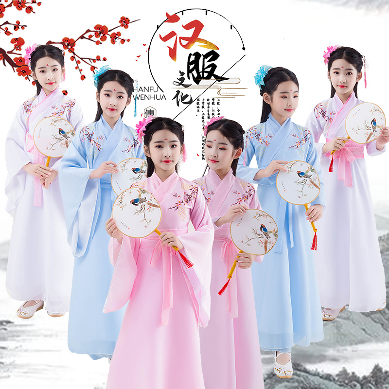 女童古风超仙樱花公主汉服中国风