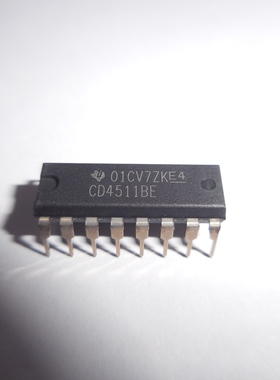 原装CD4511 CD4511BE 显示器驱动器 兼容HEF4511BP 直插DIP16