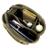 新款 手提帆布包多隔断实用斜跨小方包大容量撞色宝妈妈韩版 休闲包