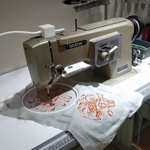 Brother兄弟牌861二手绣花机