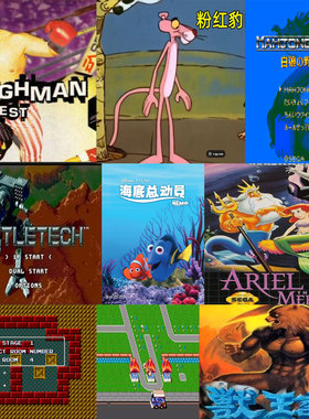 世嘉卡MD16位黑卡带世嘉游戏机卡 不常见 游戏 SEGA 游戏