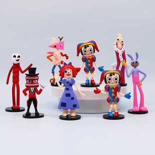 神奇数字马戏团玩具手办贾克斯帕姆尼公仔玩偶少儿动漫摆件礼物