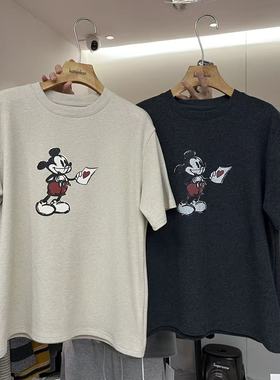 HANMIGAO 圆领卡通图案宽松短袖T恤打底衫63615