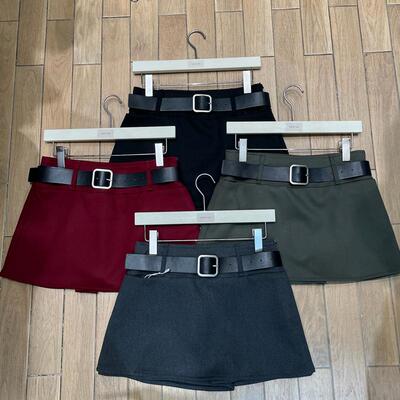 纯色防走光内衬厚款半身裙