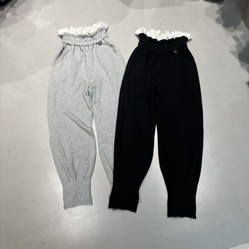 纯色宽松束脚卫裤长裤显瘦运动裤