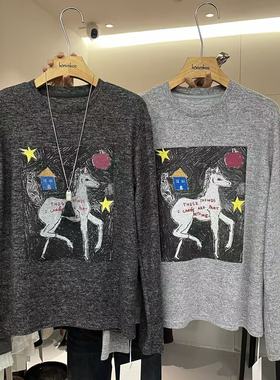 HANMIGAO 卡通图案长袖T恤63585