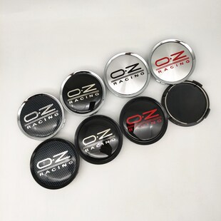 适用OZ轮毂盖 M608轮毂中心盖M603碳格纹OZ盖外径74MM轮盖轮胎盖