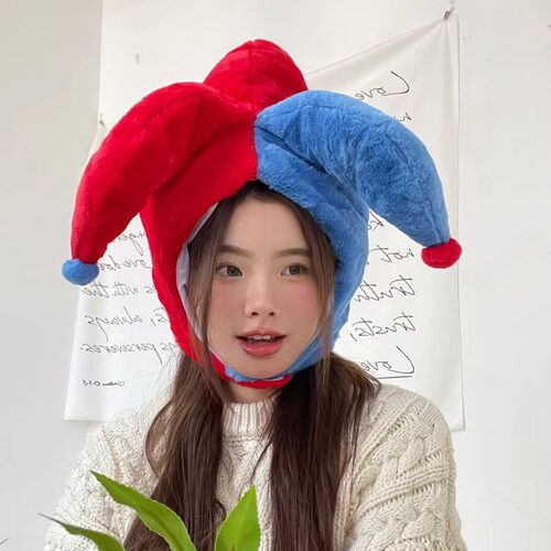 个性搞怪帽子cos卡通小丑头套