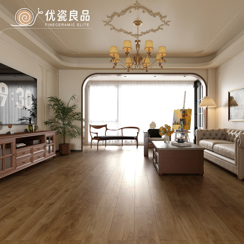 木纹瓷砖200X1200客餐厅地砖卧室年轮拼花哑光阳台仿实木地板砖