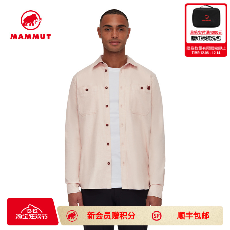 猛犸象Mammut长袖纽扣衬衫