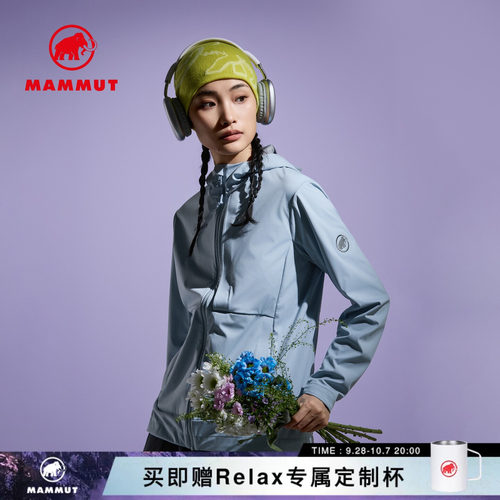 猛犸象Relax女防风防泼水软壳