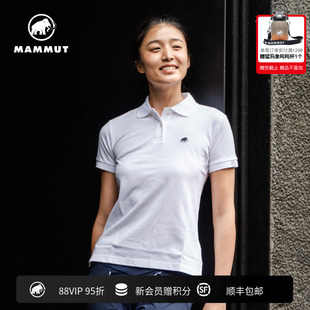 MAMMUT猛犸象Matrix 女士户外运动CoolMax速干衣薄短袖 polo衫