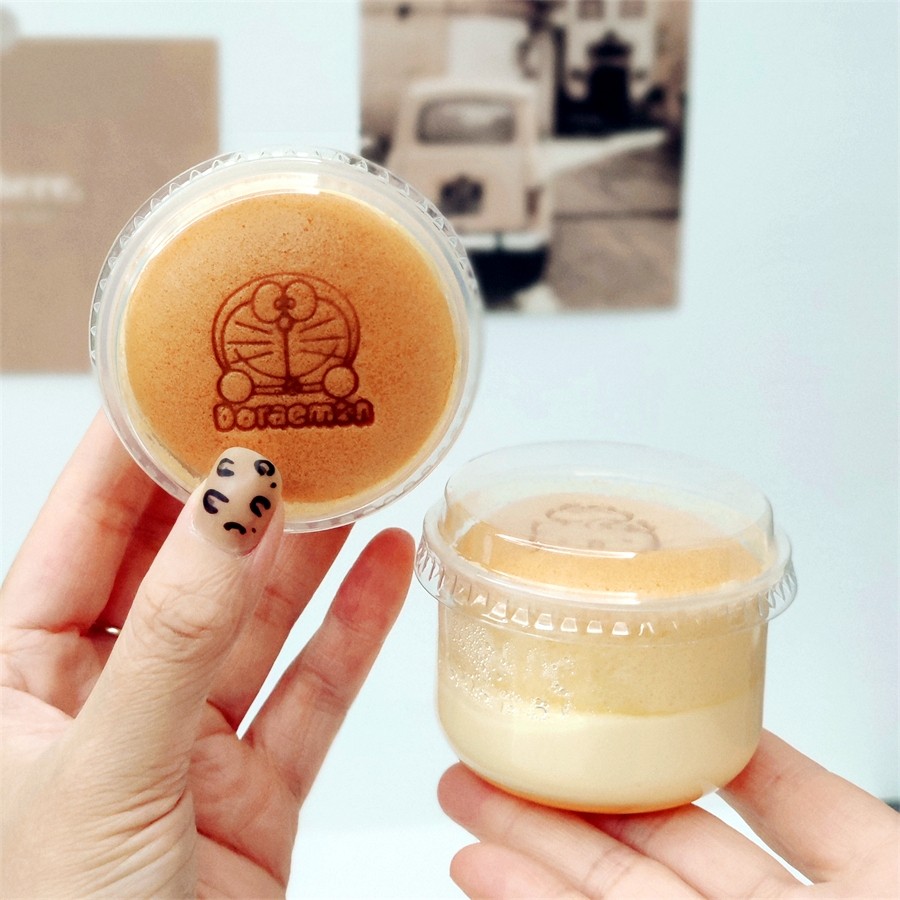 日式胖胖布丁杯商用耐高温加厚型图片