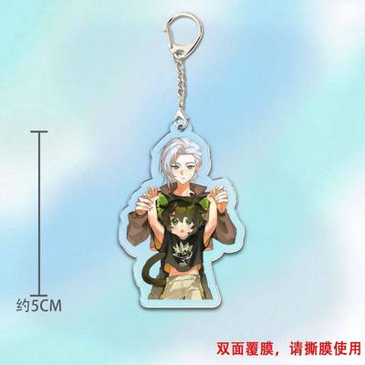 风息小黑双面亚克力挂件周边动漫钥匙扣无限罗战记书包闺蜜透明