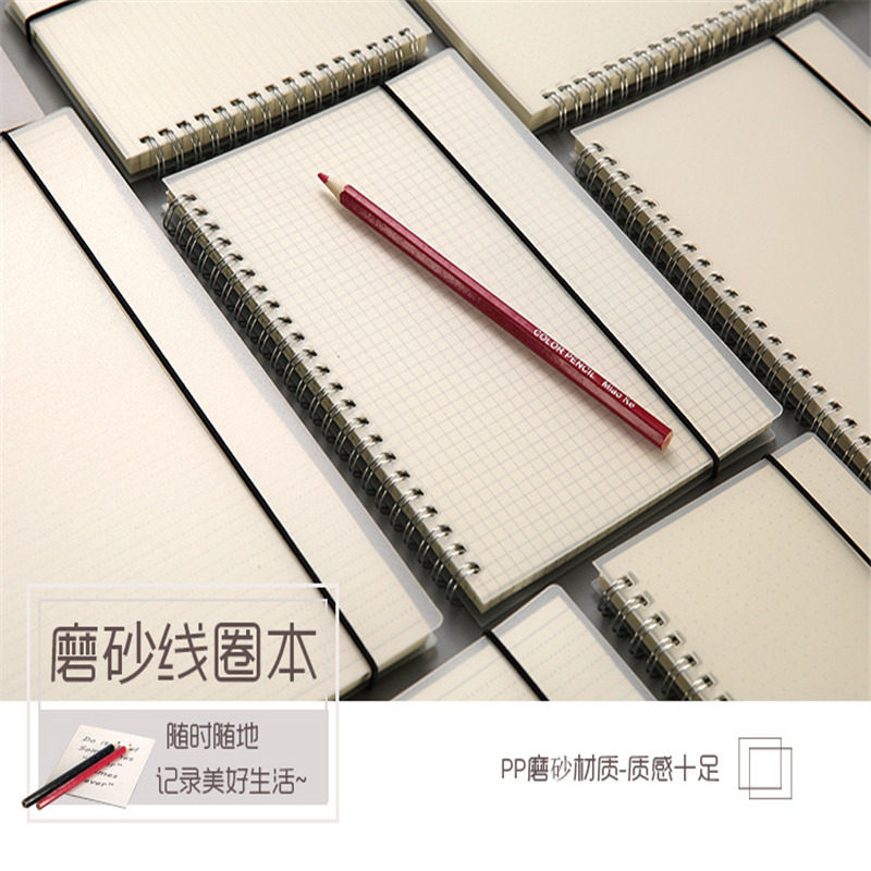 磨砂透明a5记事本子图片