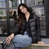 短款翻领鹅绒服女轻薄款外套小个子冬季8028P295K399,女装羽绒服,浙宝253, 短款翻领鹅绒服女轻薄款外套小个子冬季8028P295K399,女装羽绒服,浙宝253,