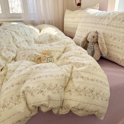 高密全棉印花四件套美国Full