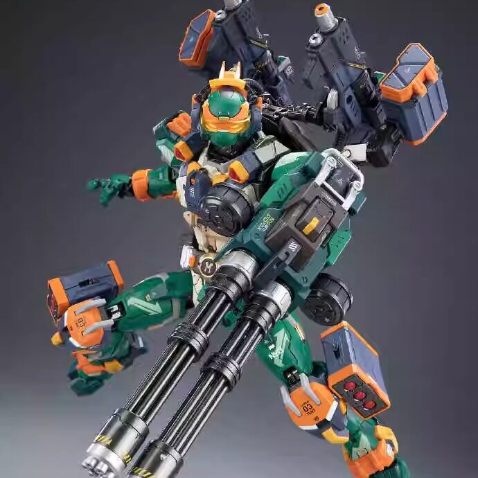 响指动漫 heatboys hb0014 合金机甲 忍者神龟 米开朗基罗