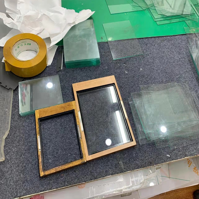 定制2mm超白湿板摄影照片玻璃大画幅45 57 810画幅人像大湿版专用
