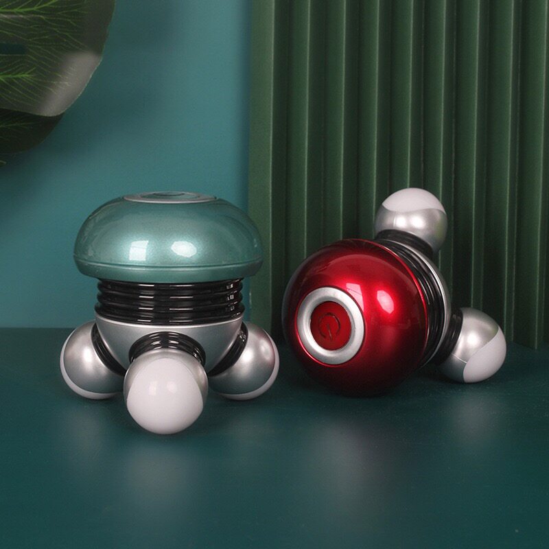 迷你震动按摩器小型老人电动手持式背部腰腹部全身颈椎按摩仪神器