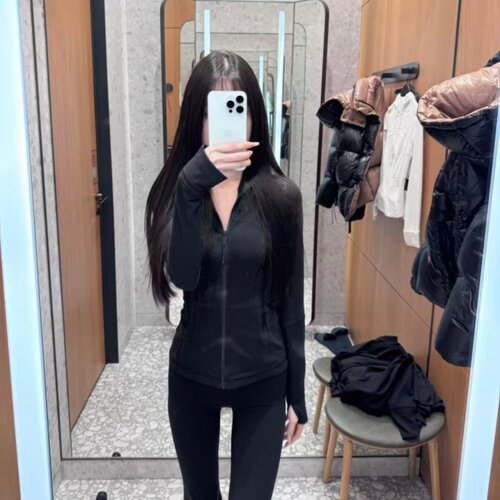 lulu同款瑜伽服defina连帽上衣