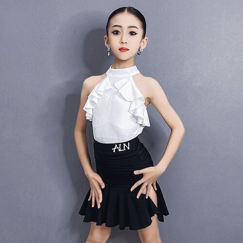 舞慧拉丁舞服高级感2026夏季新款少女儿童网红练功服演出舞蹈服
