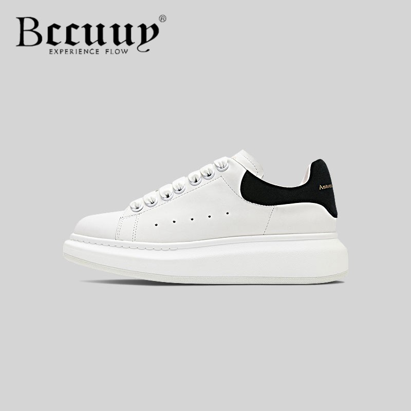 内增高小白鞋子女2025春秋季新款百搭厚底松糕鞋真皮板鞋女ins潮,女鞋,时尚休闲鞋,淘宝优惠券,粉丝福利购,淘宝优惠卷