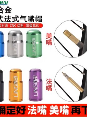 凌迈山地公路自行车气门芯铝合金