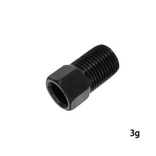 橄榄头油管M8紧迫螺丝胶套自行车油刹油管接头空心螺丝紧固件套装