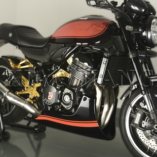 下包导流罩下包肚兜 适用川崎z900rs 改装 25年 碳纤维干碳材质