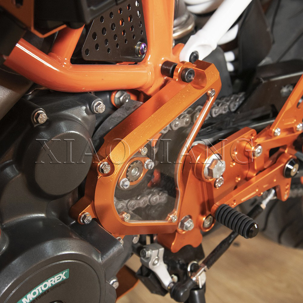适用KTM改装链盖duke 250 390 RC ADV 17-21年摩托车链条前齿轮盖