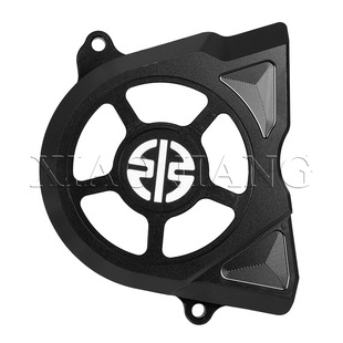 适用川崎ninja400改装 忍者400 Z400改装前齿盘护盖 CNC铝合金