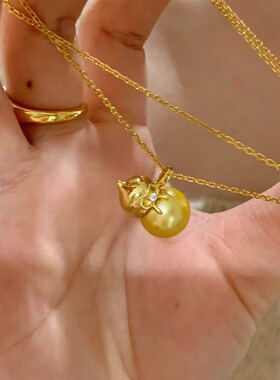 精致葫芦吊坠项链女新中式优雅轻奢新款锁骨链ins风小众颈链