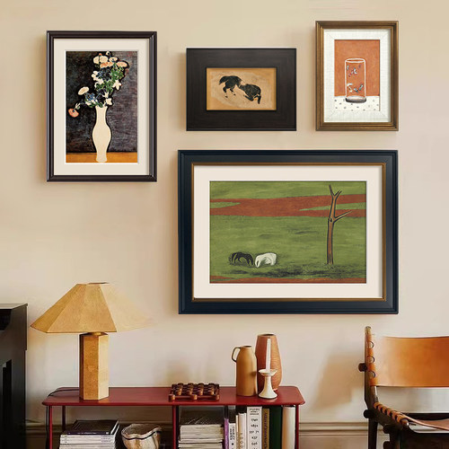 常玉小众艺术挂画法式复古