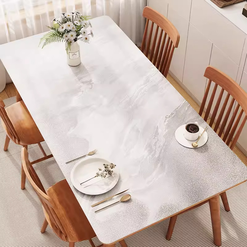 大理石餐桌垫防水防污桌面保护垫加厚耐磨防刮轻奢高级感茶几餐桌,居家布艺,桌布,淘宝优惠券,粉丝福利购,淘宝优惠卷