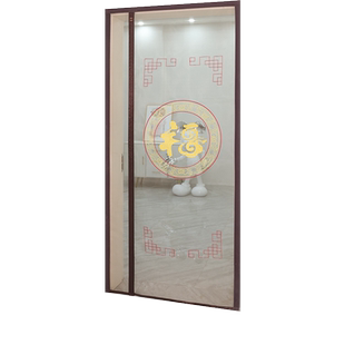 夏季侧开防蚊入户门高档2026新款免打孔金刚网全磁条磁性沙窗门帘