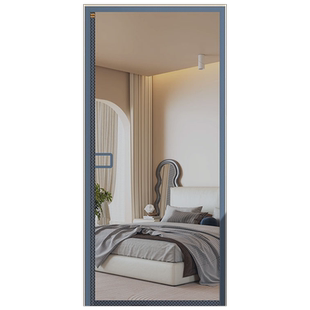 侧开防蚊门帘珠子免打孔家用整块全磁条半边开纱门磁铁磁吸条强力