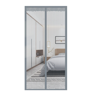 2026新款高档门帘防蚊金刚网纱门家用免打孔夏季磁吸条强力纱门窗