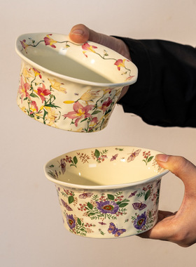 迎春花水壶杯套装大容量带盖马克杯女生高颜值家用陶瓷水杯伴手礼