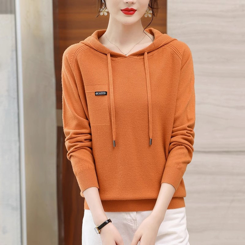 连帽卫衣女2026新款秋冬季韩版宽松女装外穿毛衣针织带帽长袖上衣,女装/女士精品,卫衣/绒衫,淘宝优惠券,粉丝福利购,淘宝优惠卷