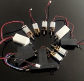 纯钢金属齿轮减速 12V直流马达 拆机 DC3V 拆机N20减速电机