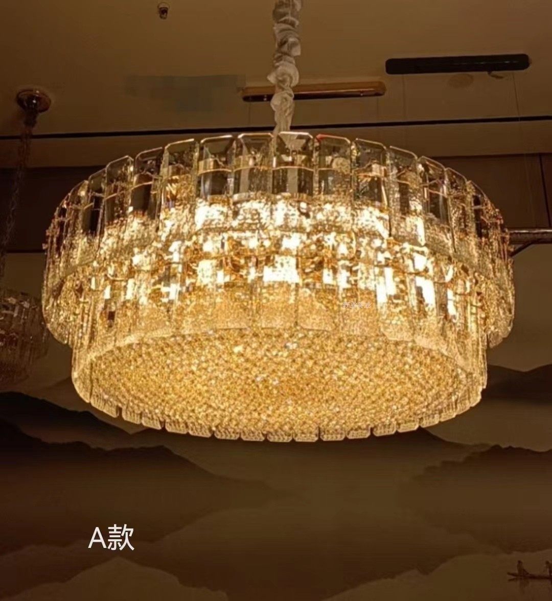 2023年新款上品高货现代轻奢水晶吊灯客厅餐厅卧室k9水晶灯大气