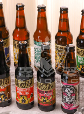 打嗝海狸花生酱牛奶世涛黑啤精酿啤酒酒花高速公路IPA浑浊代言人