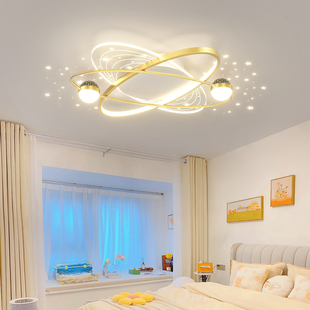 轻奢卧室灯简约现代led吸顶灯网红ins风温馨主卧书房灯2025年新款