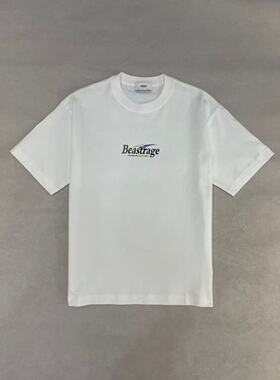 夏季新款男美式休闲纯棉微宽松圆领短袖百搭时尚T恤YM25317